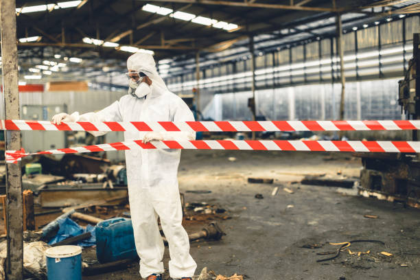 Professional Hoarding Cleanup technician working in Colonia, NJ
